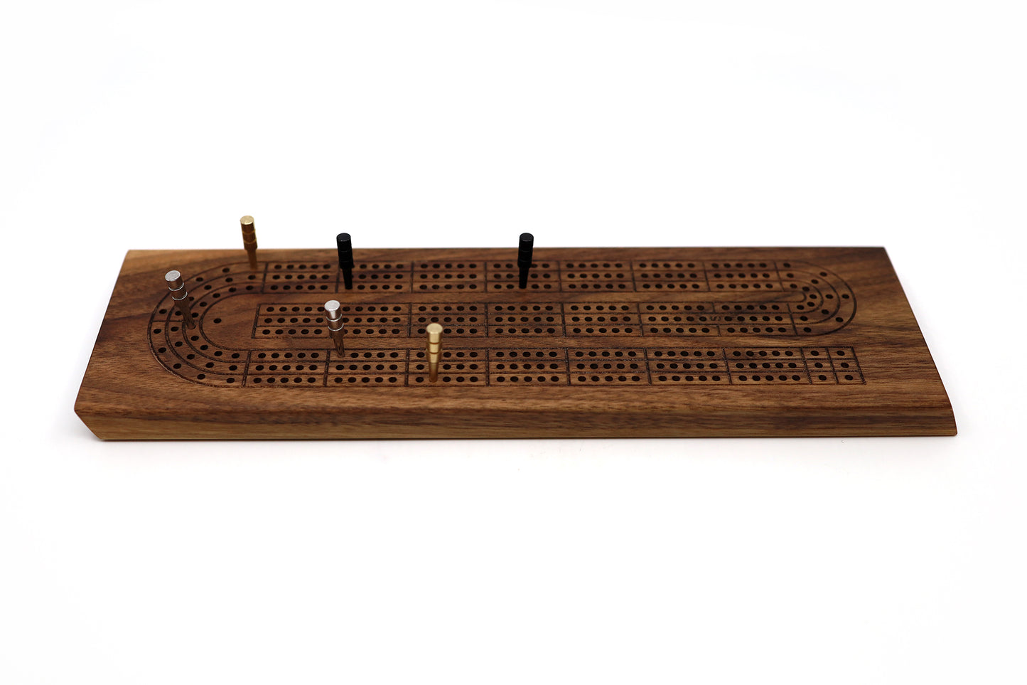 WALNUT CRIBBAGE BOARD