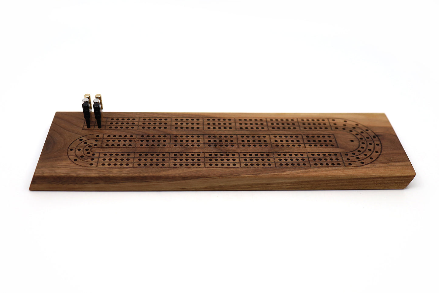 WALNUT CRIBBAGE BOARD