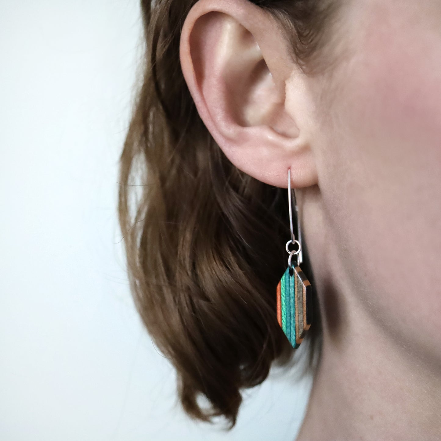 HEXALONG DANGLE EARRINGS