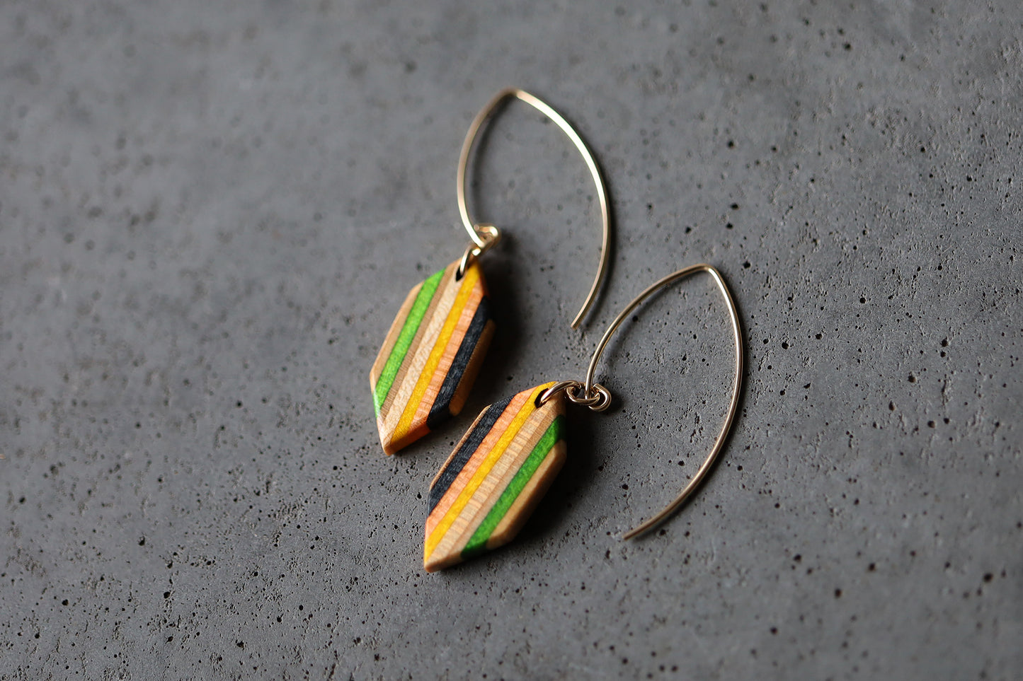 HEXALONG DANGLE EARRINGS