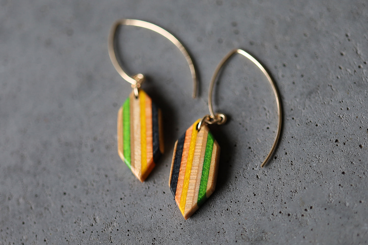 HEXALONG DANGLE EARRINGS