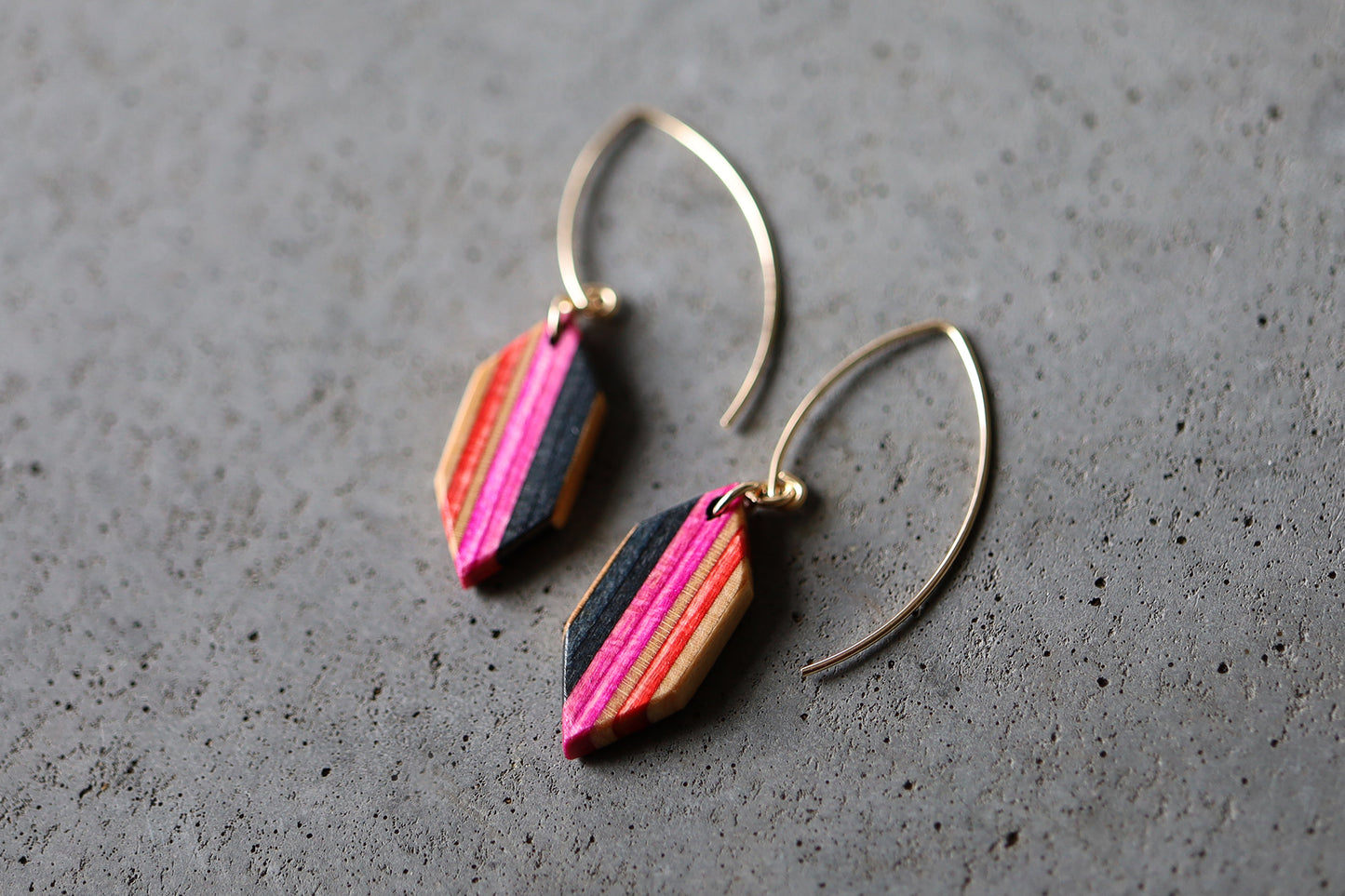 HEXALONG DANGLE EARRINGS