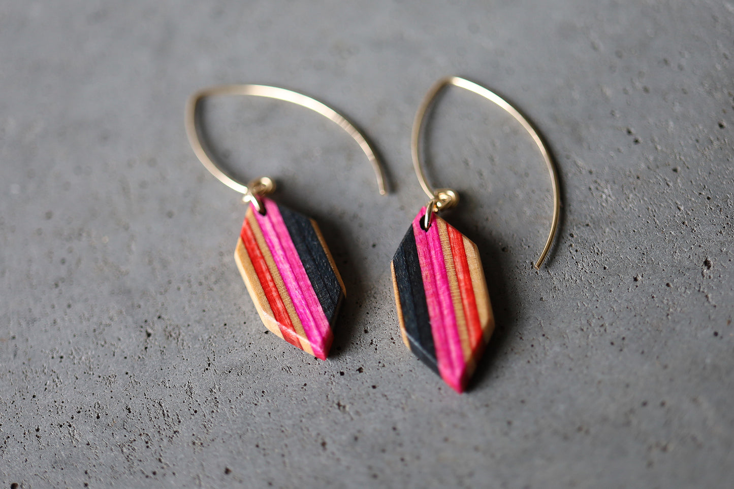 HEXALONG DANGLE EARRINGS