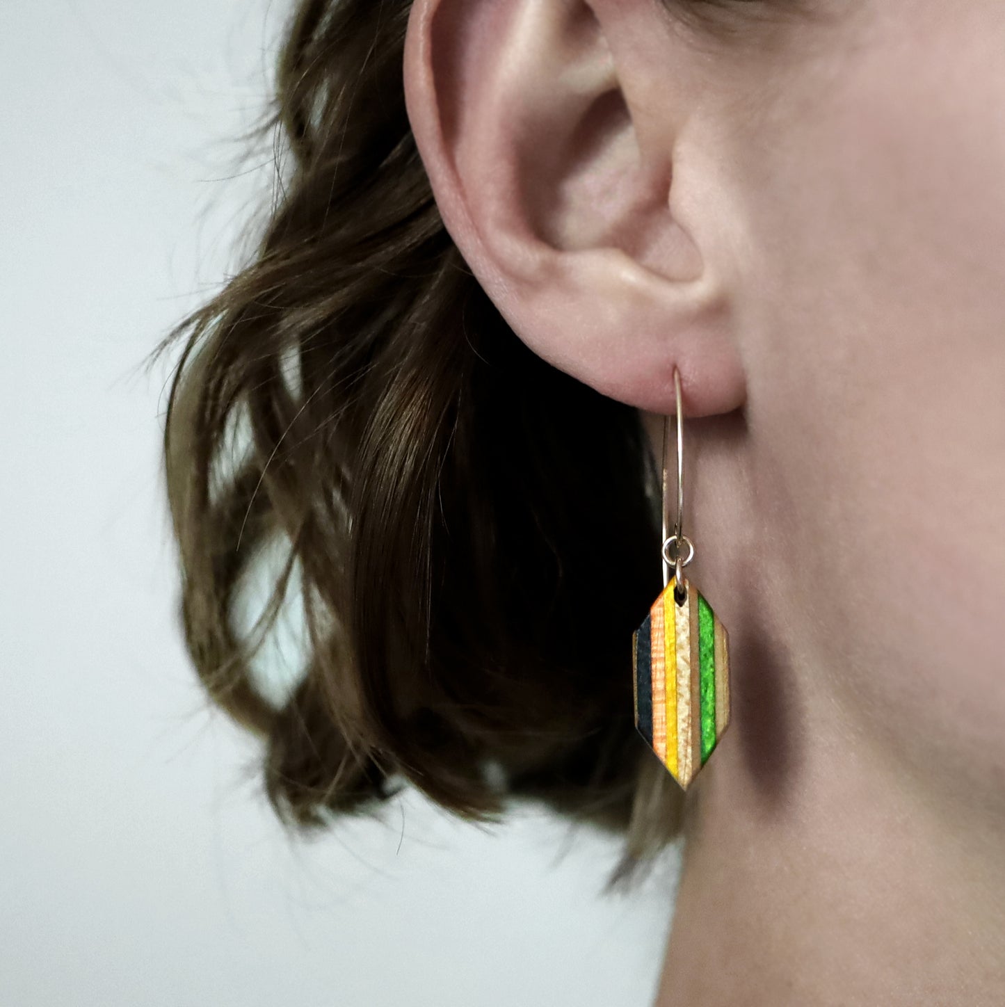 HEXALONG DANGLE EARRINGS