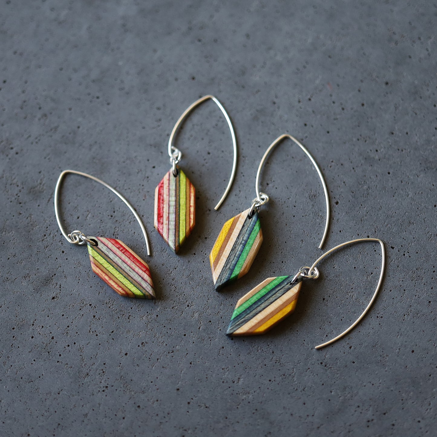 HEXALONG DANGLE EARRINGS