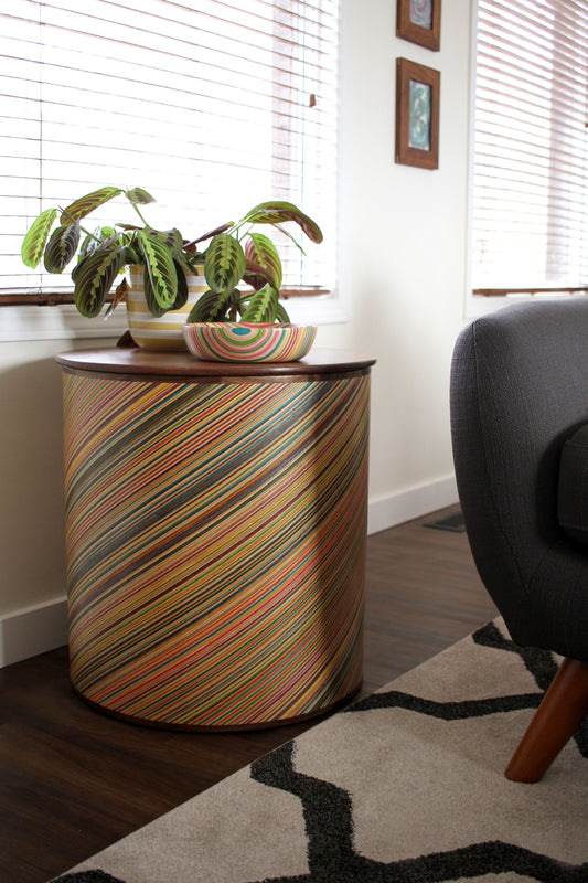 'ROUND BOIS' END TABLE SET