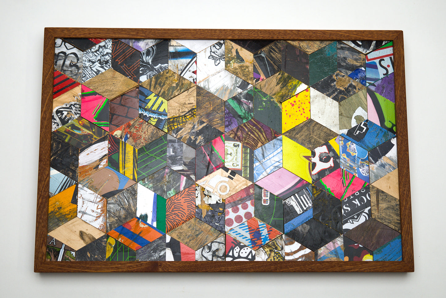 GRAPHIC MOSAIC WALL ART