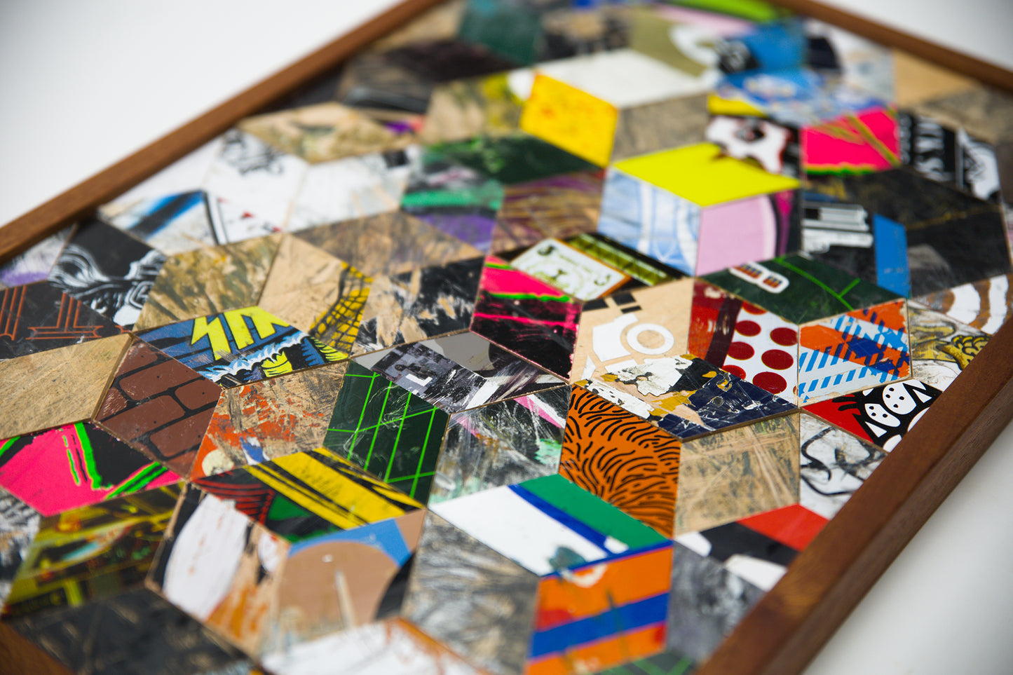 GRAPHIC MOSAIC WALL ART