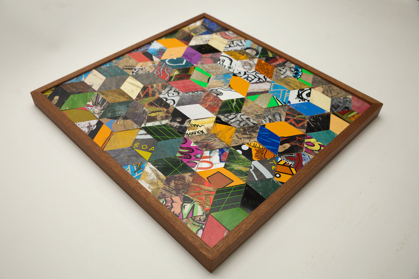 GRAPHIC MOSAIC WALL ART