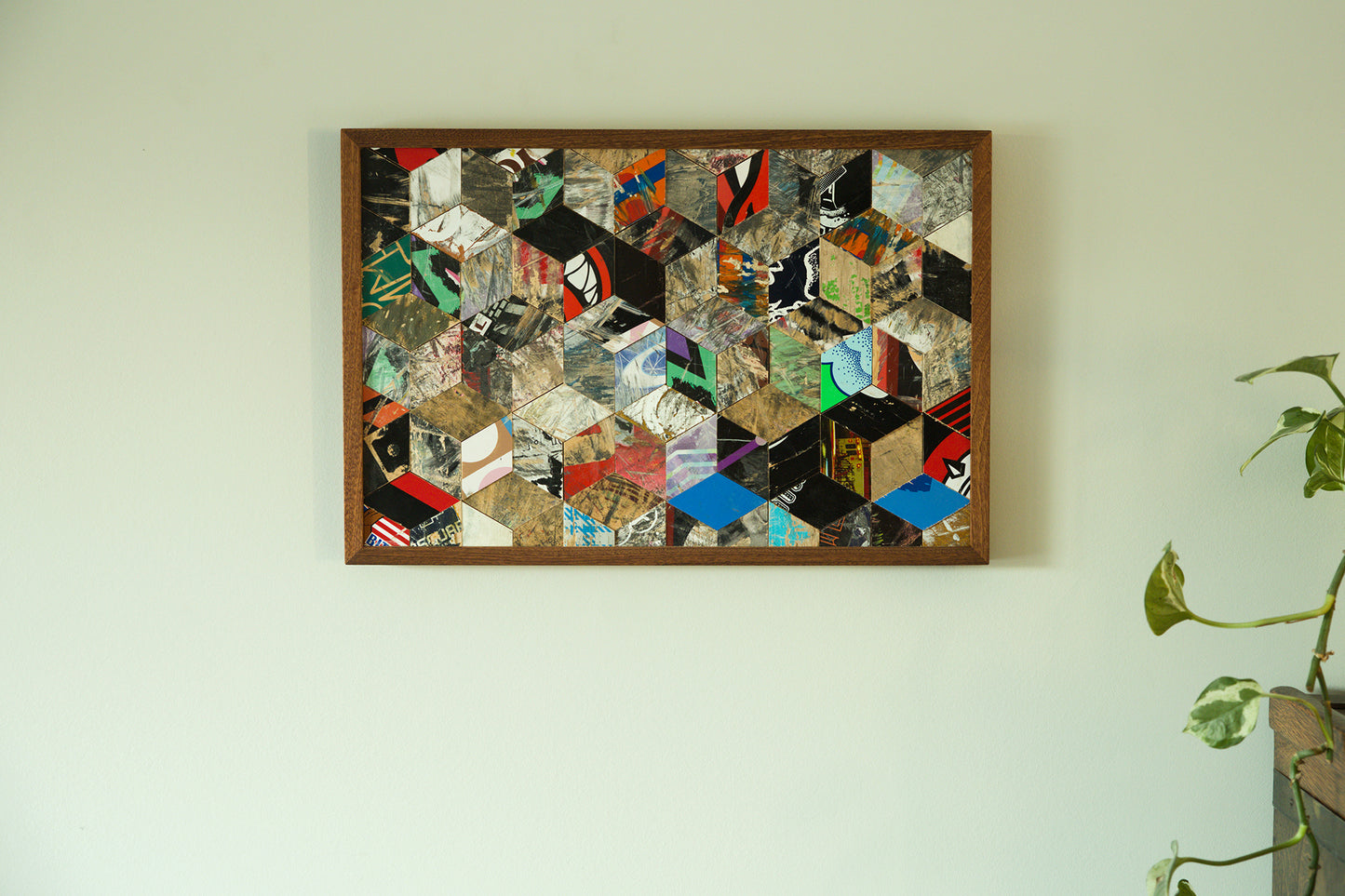 GRAPHIC MOSAIC WALL ART