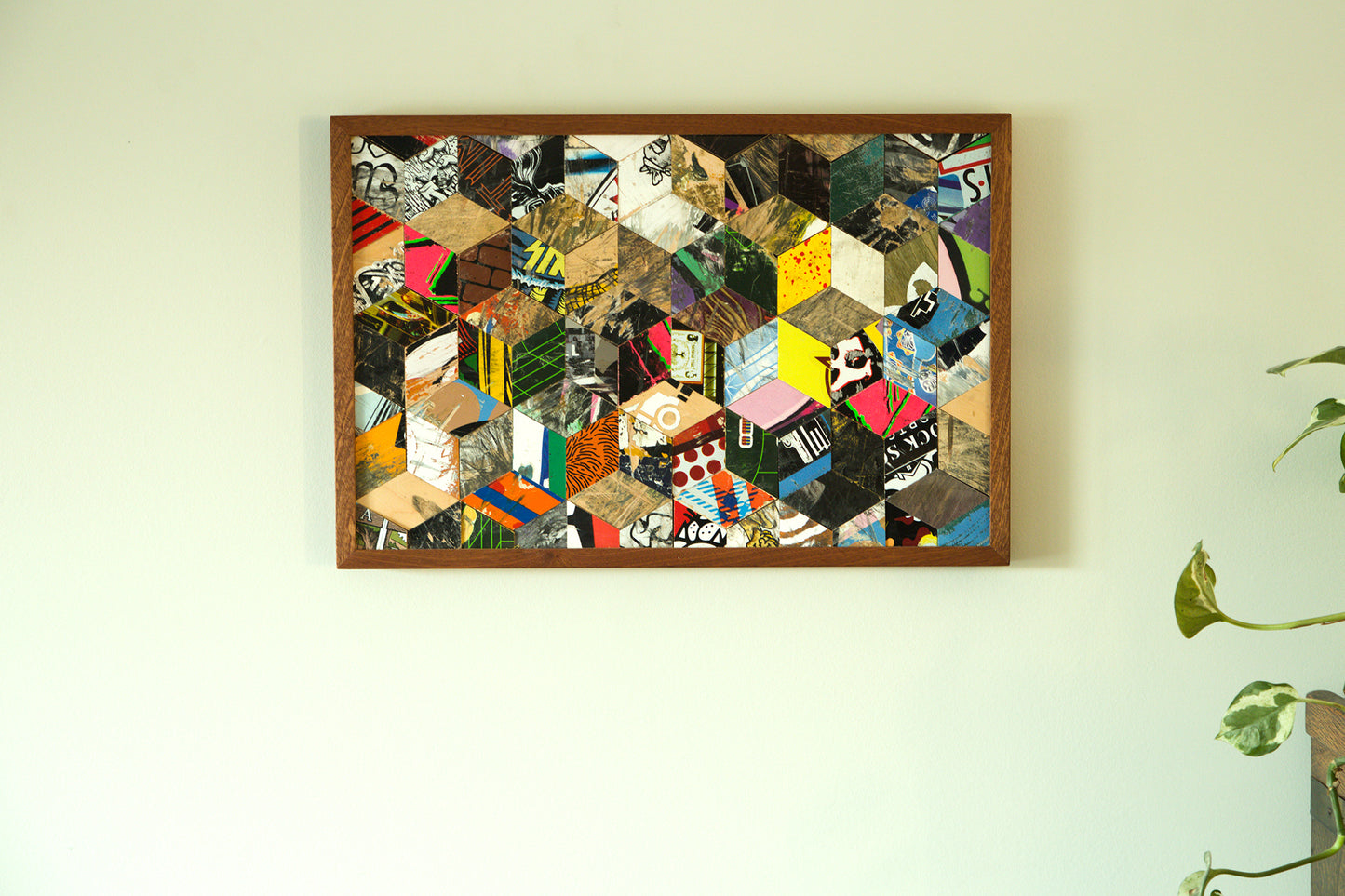 GRAPHIC MOSAIC WALL ART