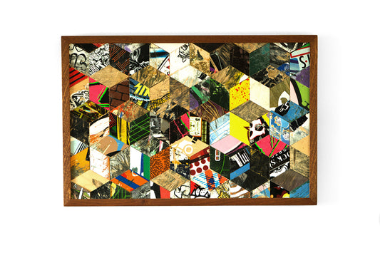 GRAPHIC MOSAIC WALL ART