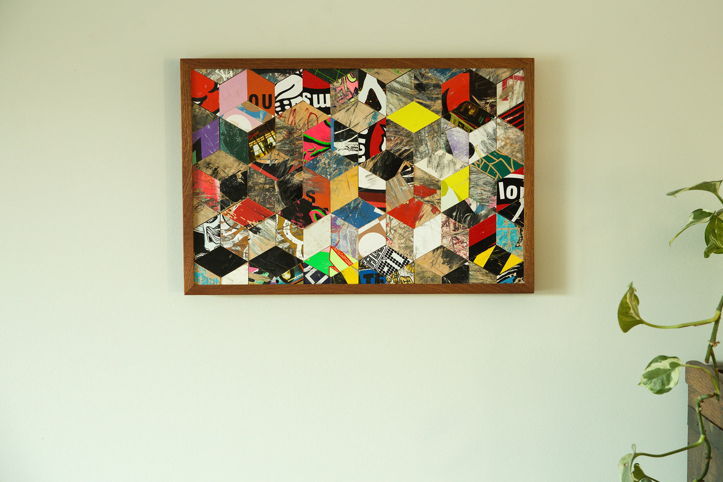 GRAPHIC MOSAIC WALL ART