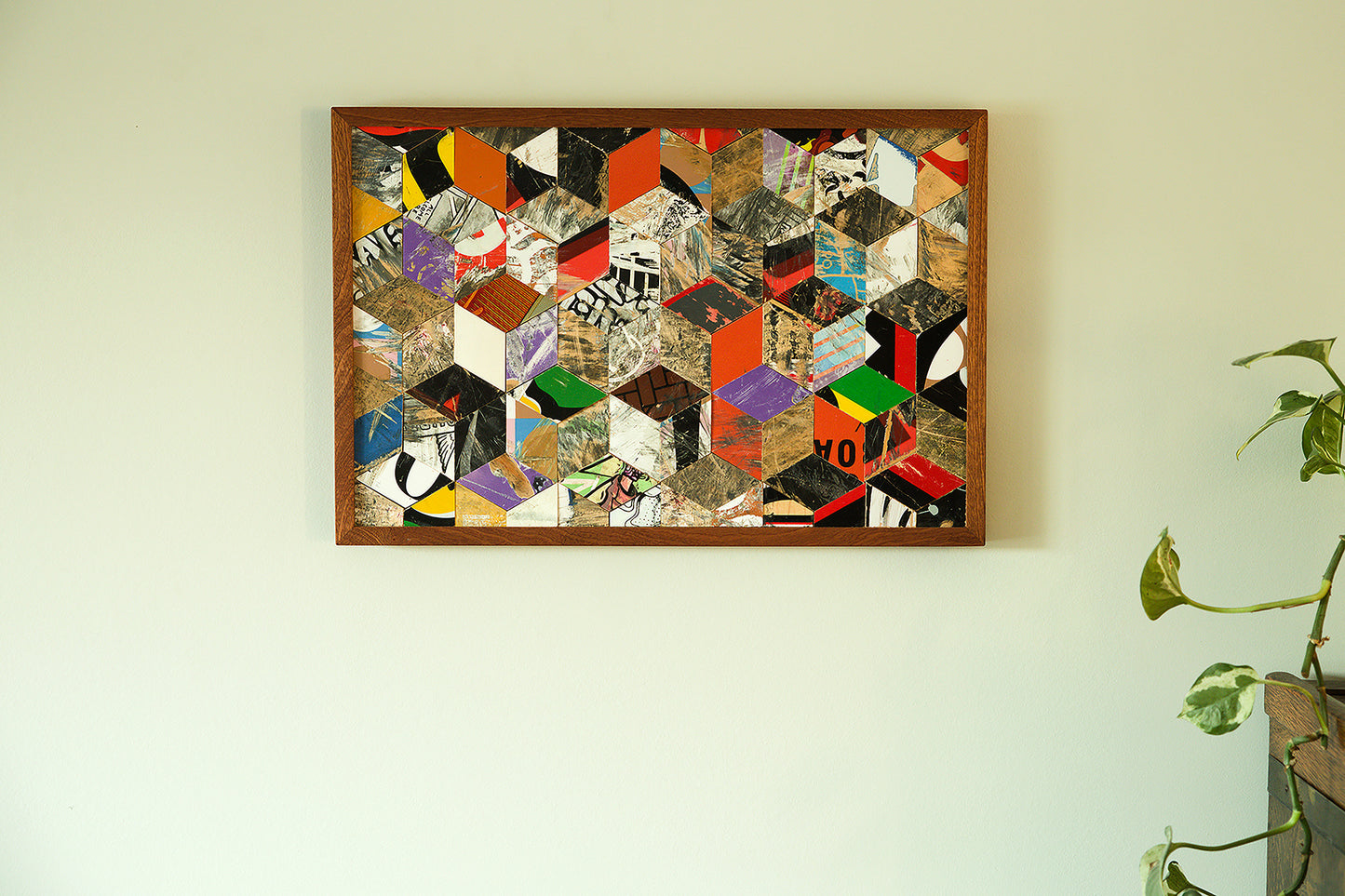 GRAPHIC MOSAIC WALL ART