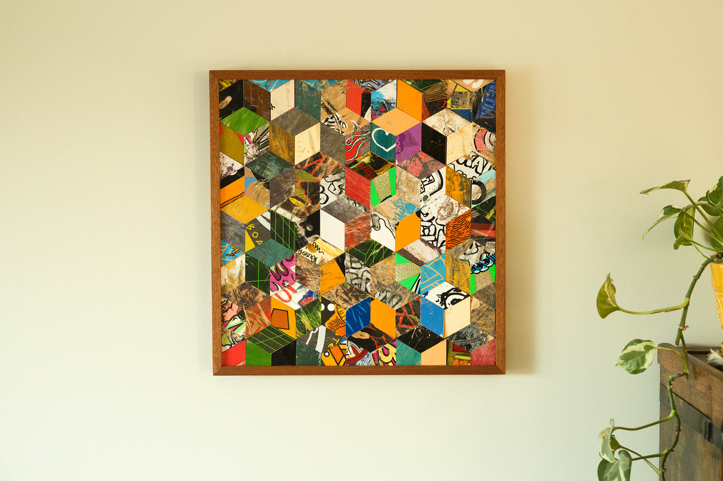 GRAPHIC MOSAIC WALL ART