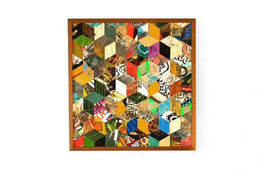 GRAPHIC MOSAIC WALL ART