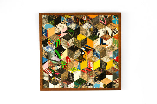 GRAPHIC MOSAIC WALL ART