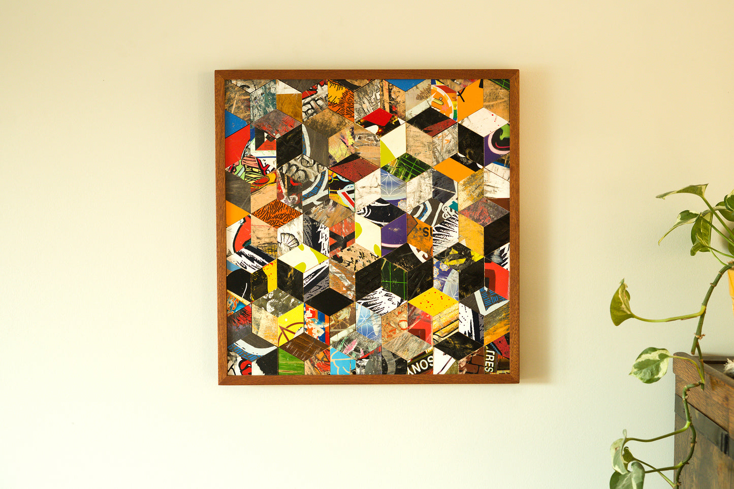 GRAPHIC MOSAIC WALL ART