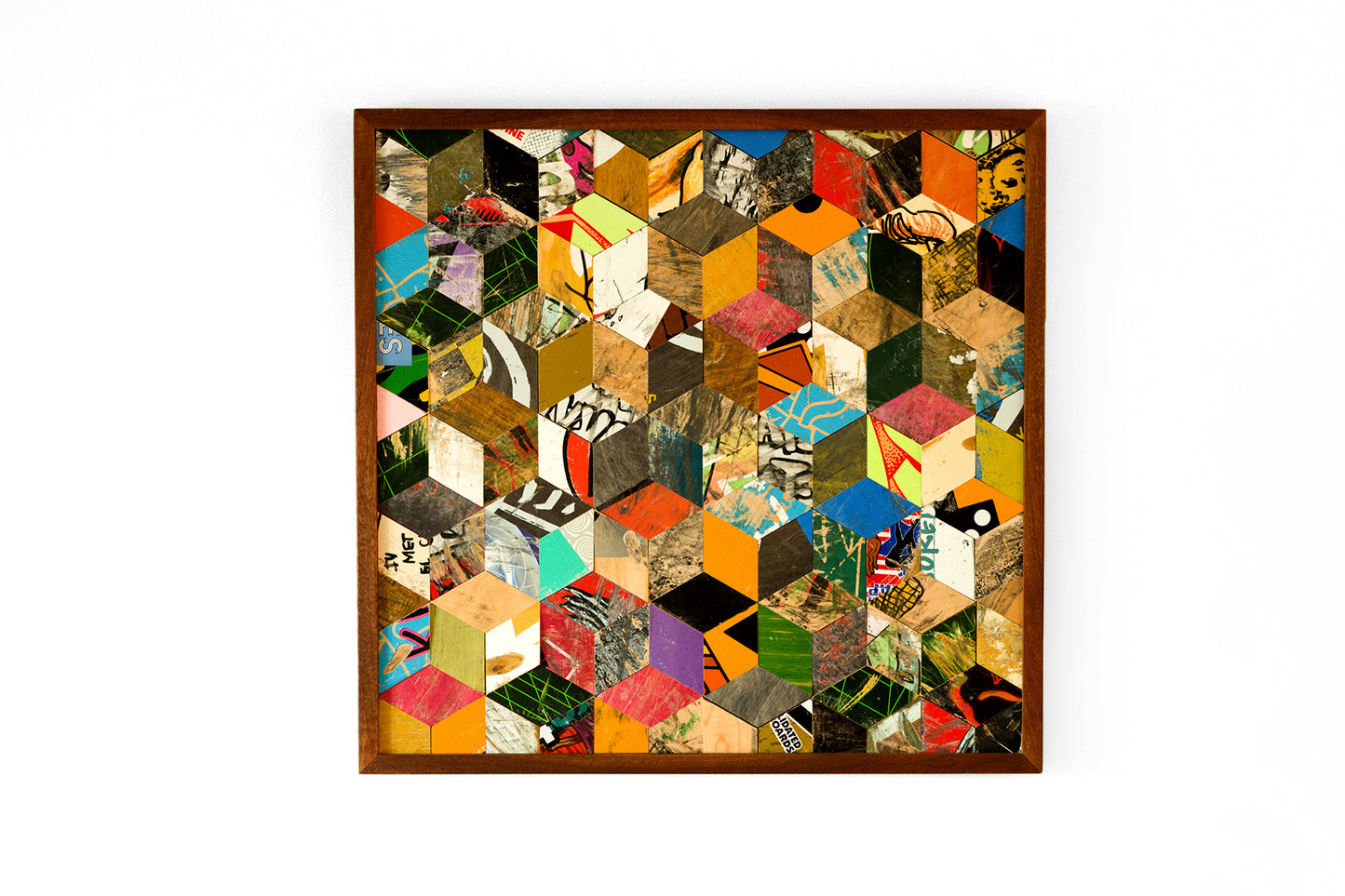 GRAPHIC MOSAIC WALL ART