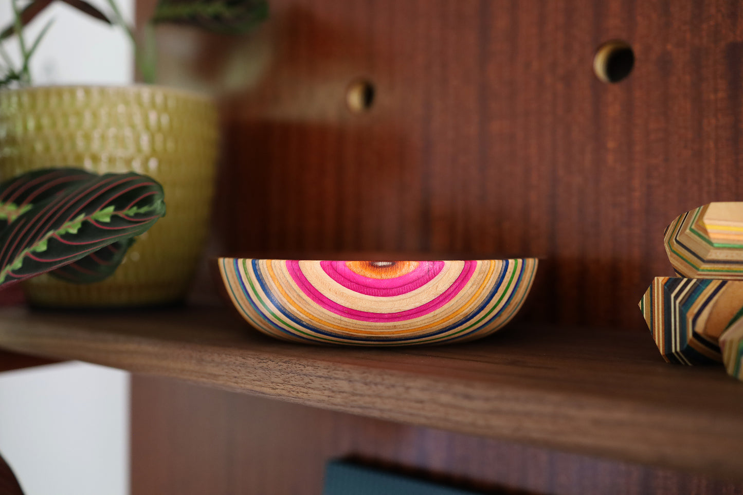SKATEBOARD & SAPELE ART BOWL