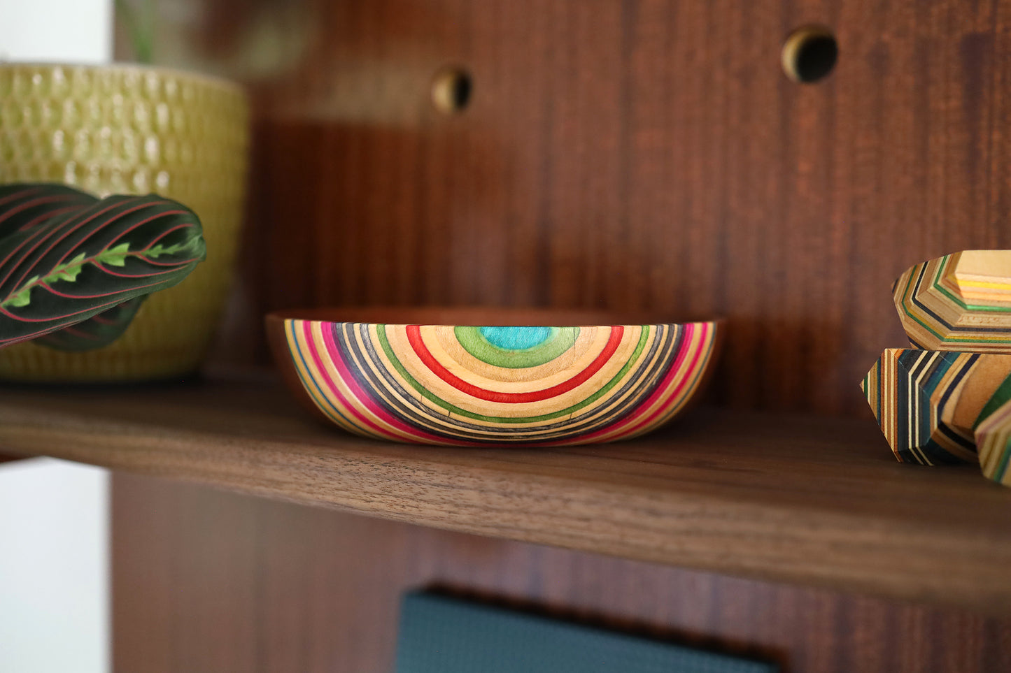 SKATEBOARD & SAPELE ART BOWL