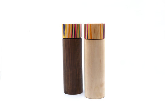 SKATEBOARD SALT & PEPPER MILL SET