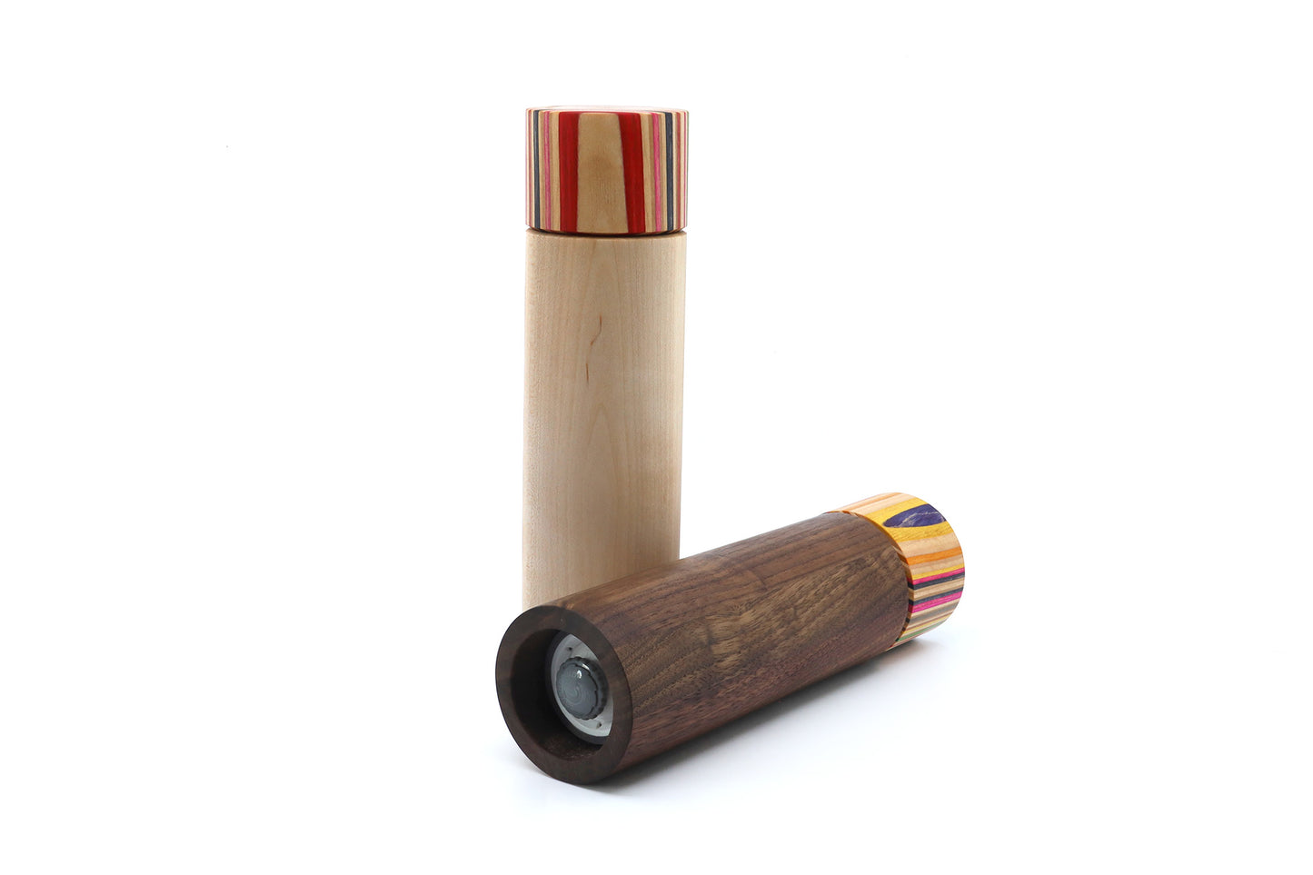 SKATEBOARD SALT & PEPPER MILL SET