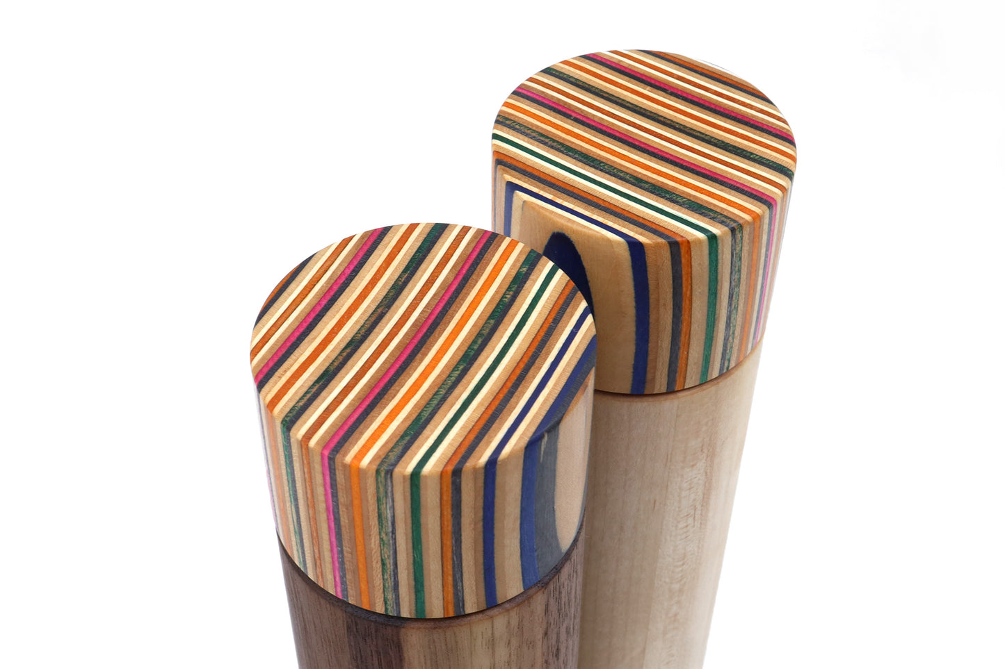 SKATEBOARD SALT & PEPPER MILL SET