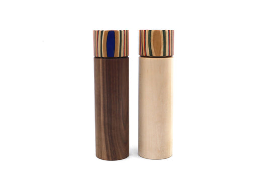 SKATEBOARD SALT & PEPPER MILL SET