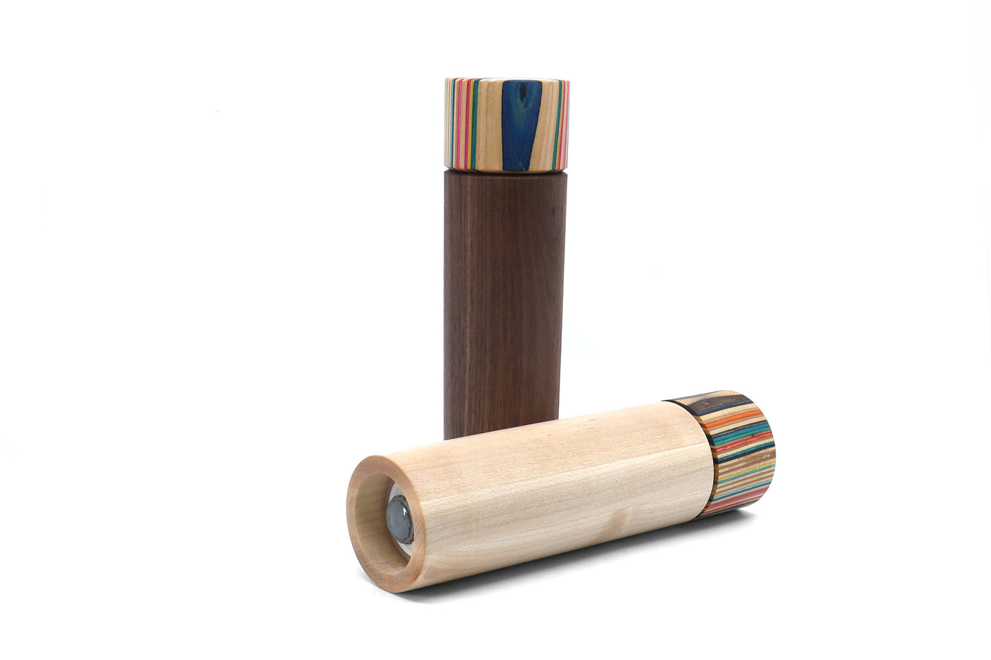 SKATEBOARD SALT & PEPPER MILL SET