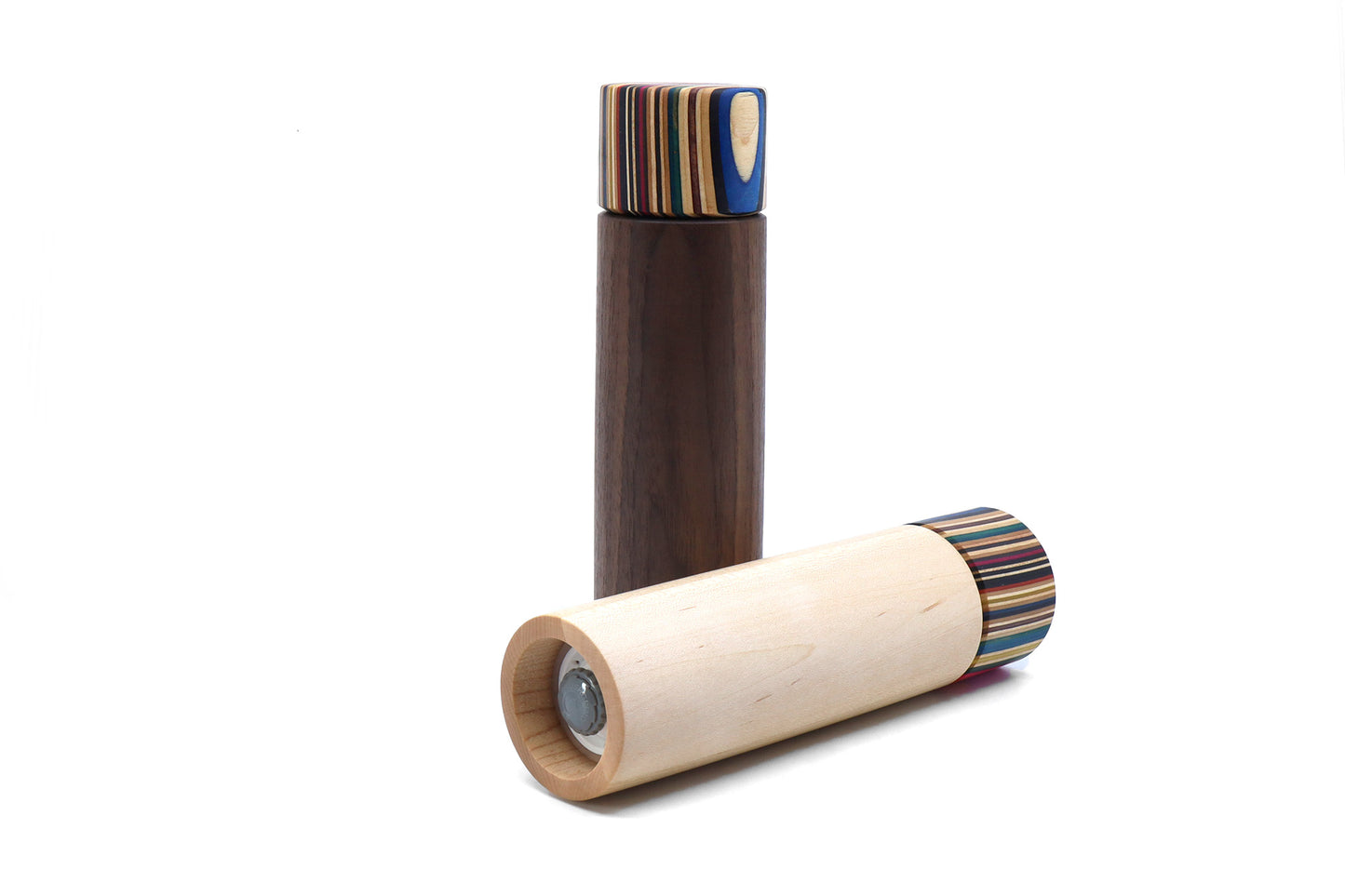 SKATEBOARD SALT & PEPPER MILL SET