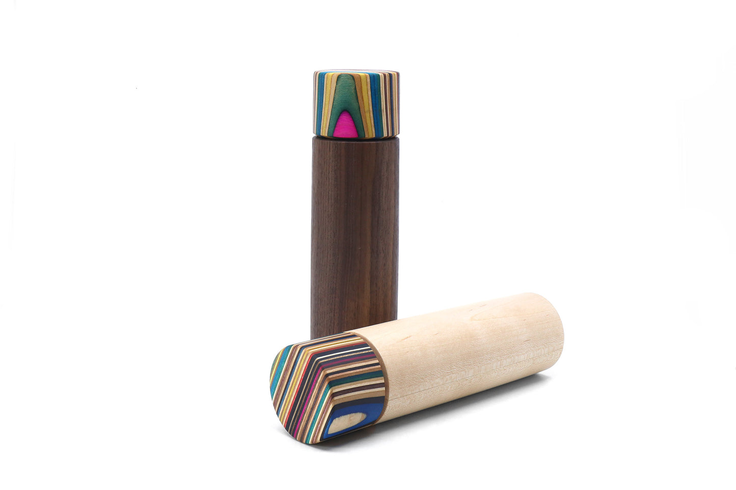 SKATEBOARD SALT & PEPPER MILL SET