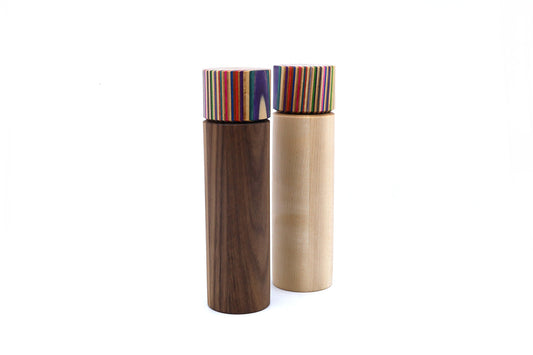 SKATEBOARD SALT & PEPPER MILL SET