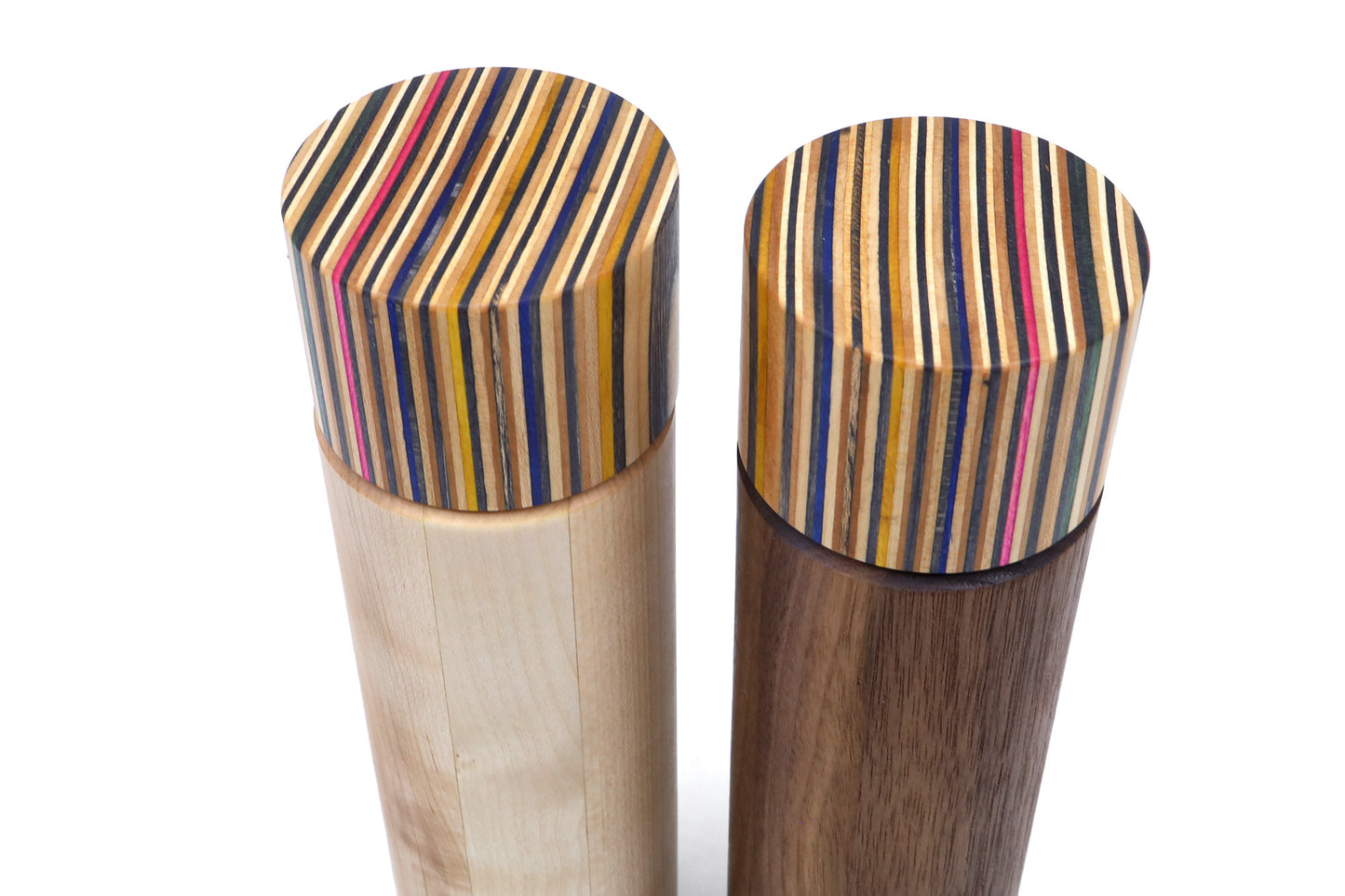 SKATEBOARD SALT & PEPPER MILL SET