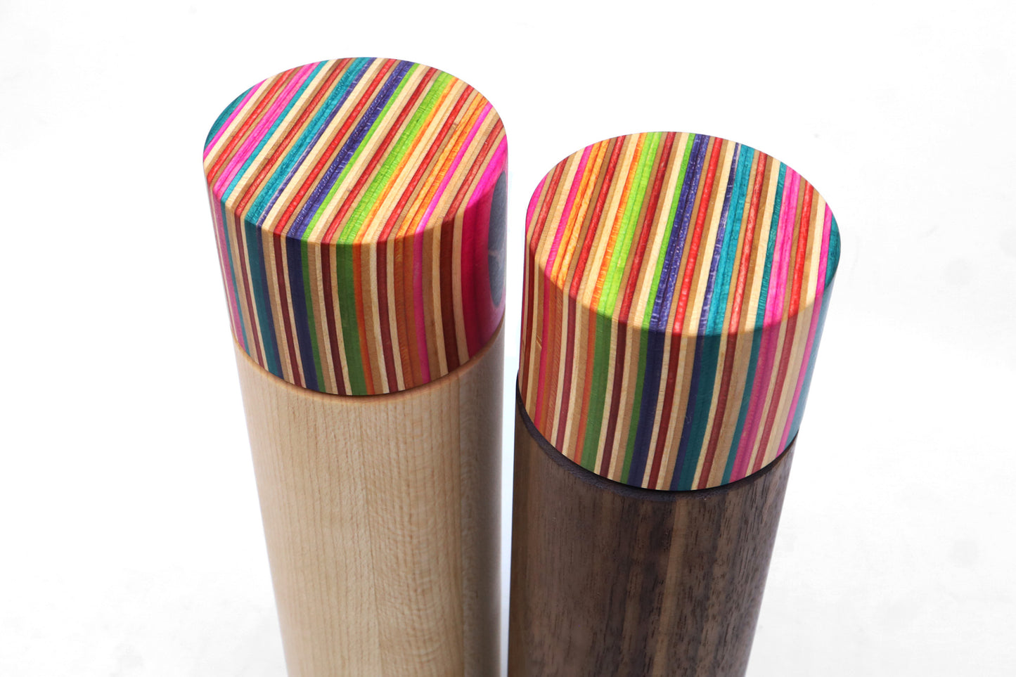 SKATEBOARD SALT & PEPPER MILL SET