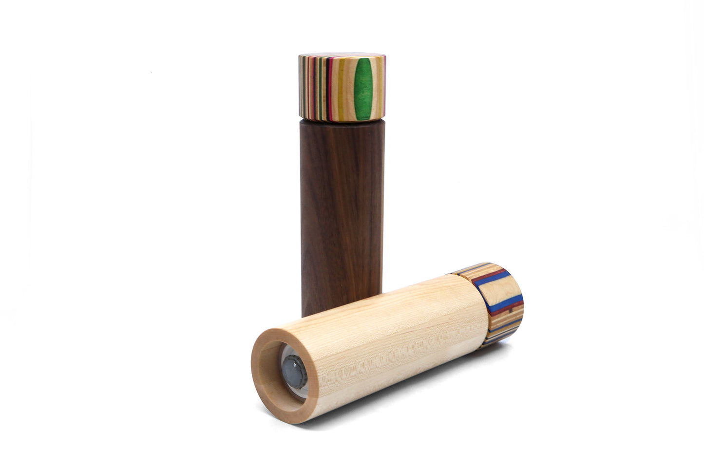 SKATEBOARD SALT & PEPPER MILL SET