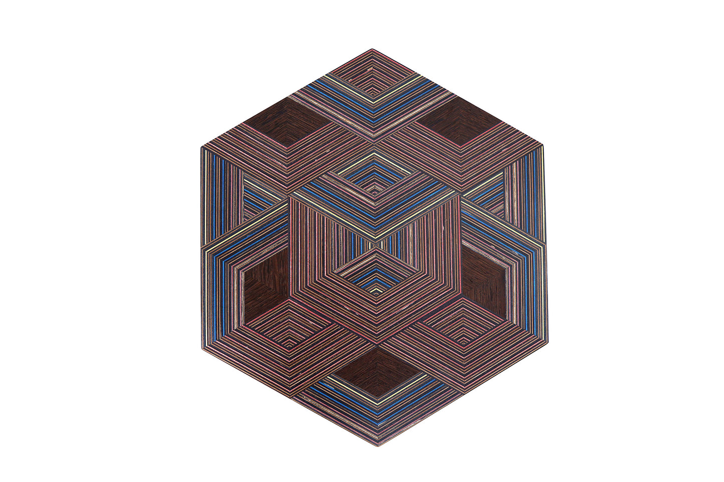 ‘WEAVE’ HEXAGON WALL ART
