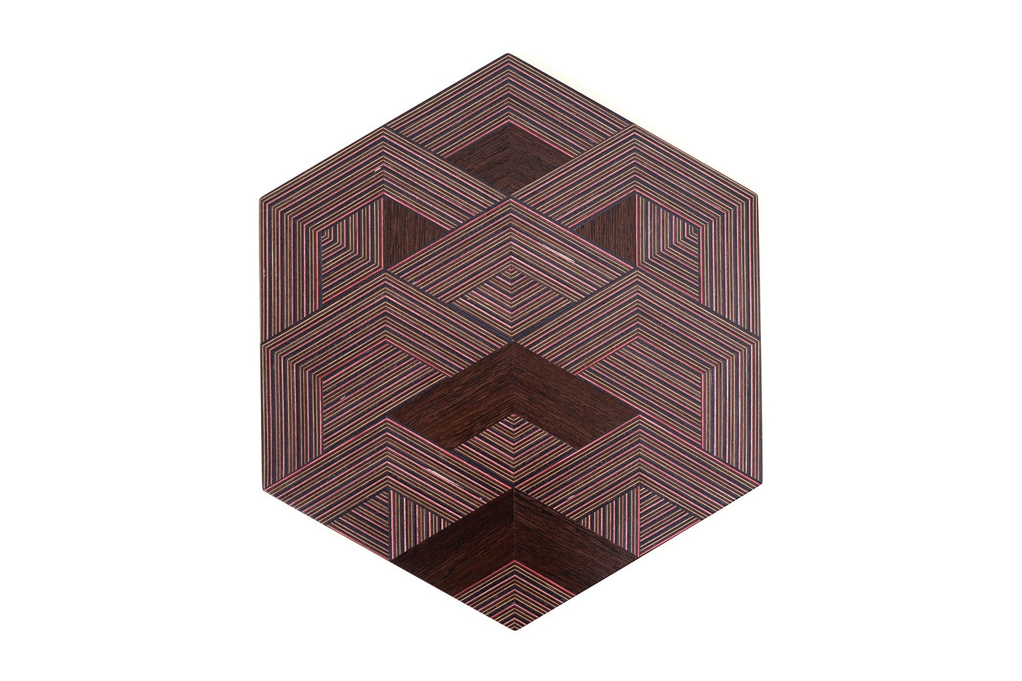 ‘WEAVE’ HEXAGON WALL ART