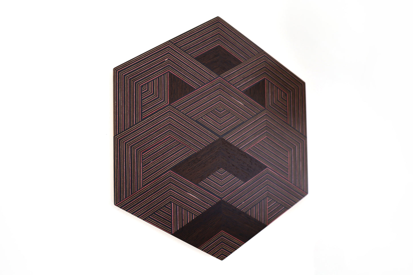 ‘WEAVE’ HEXAGON WALL ART