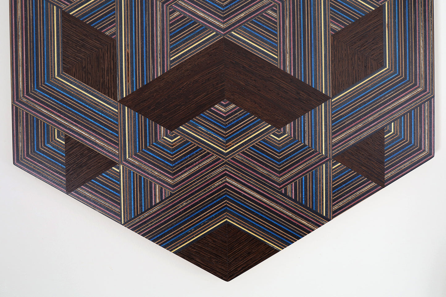 ‘WEAVE’ HEXAGON WALL ART