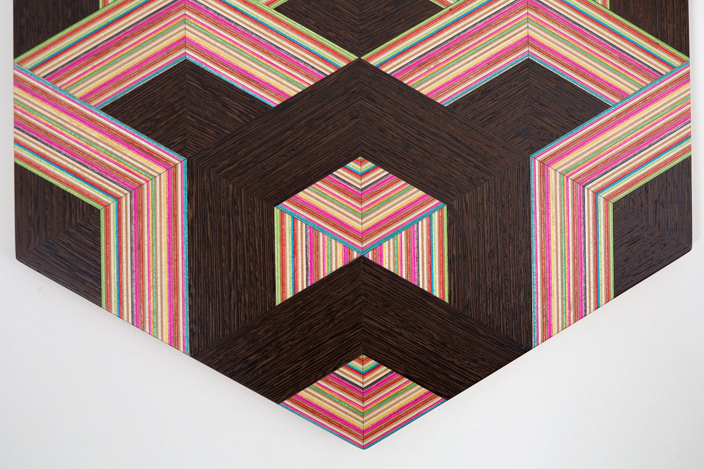 ‘WEAVE’ HEXAGON WALL ART