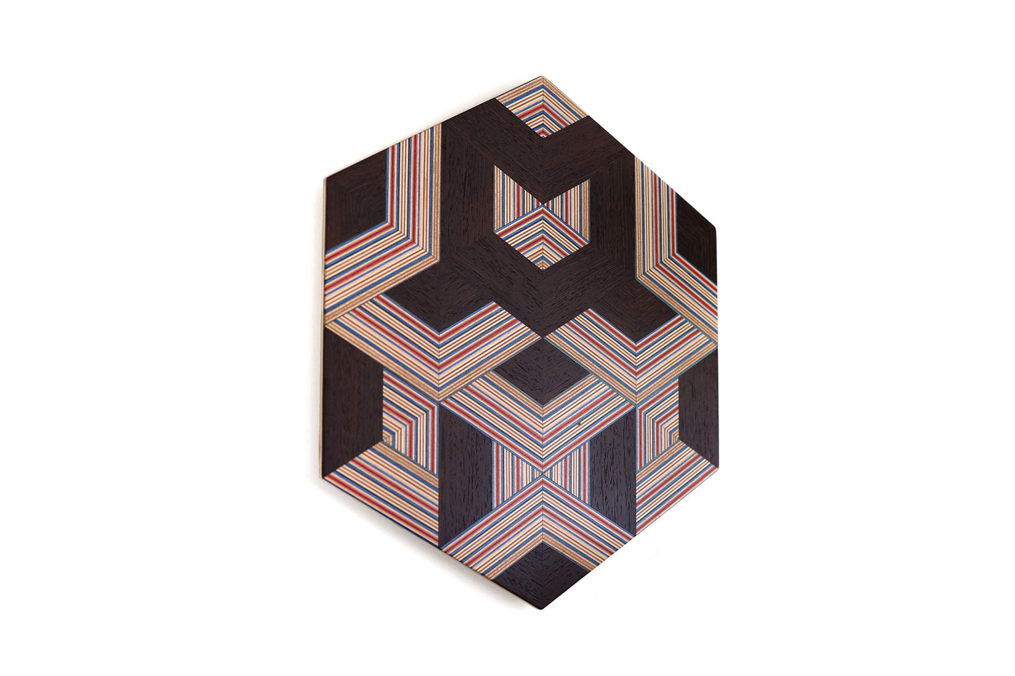 ‘WEAVE’ HEXAGON WALL ART
