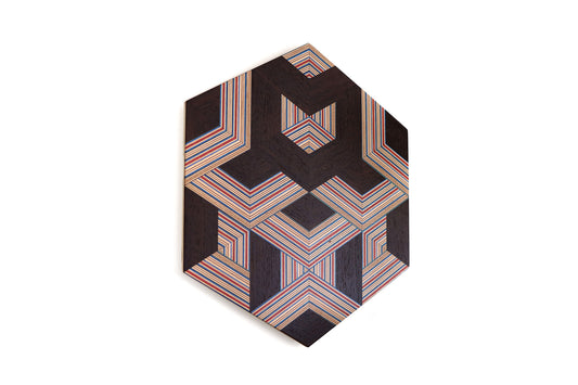 ‘WEAVE’ HEXAGON WALL ART