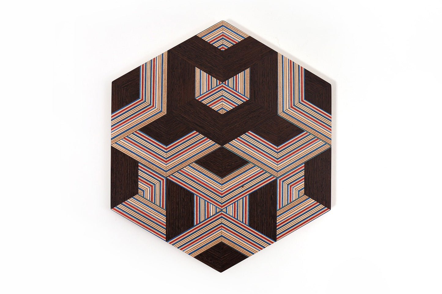 ‘WEAVE’ HEXAGON WALL ART