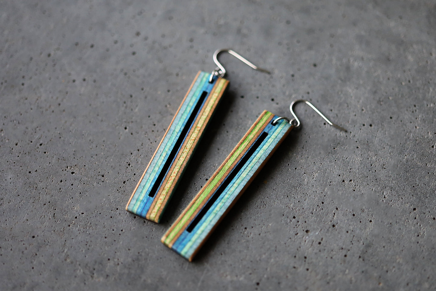 'BAR' DANGLE EARRINGS