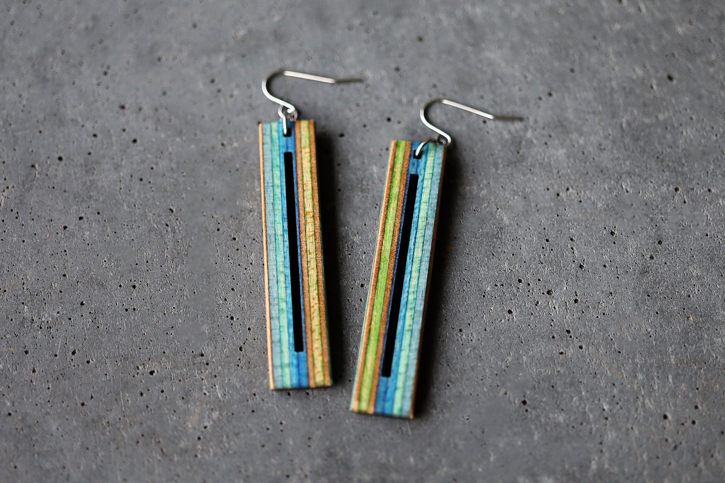 'BAR' DANGLE EARRINGS