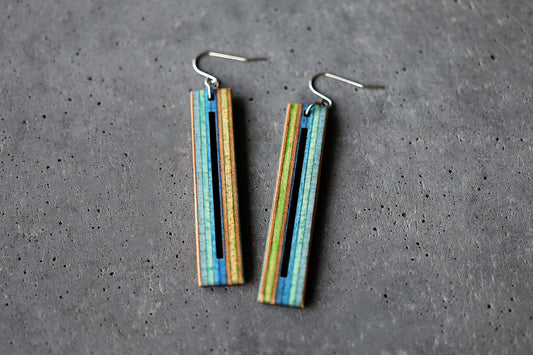 'BAR' DANGLE EARRINGS