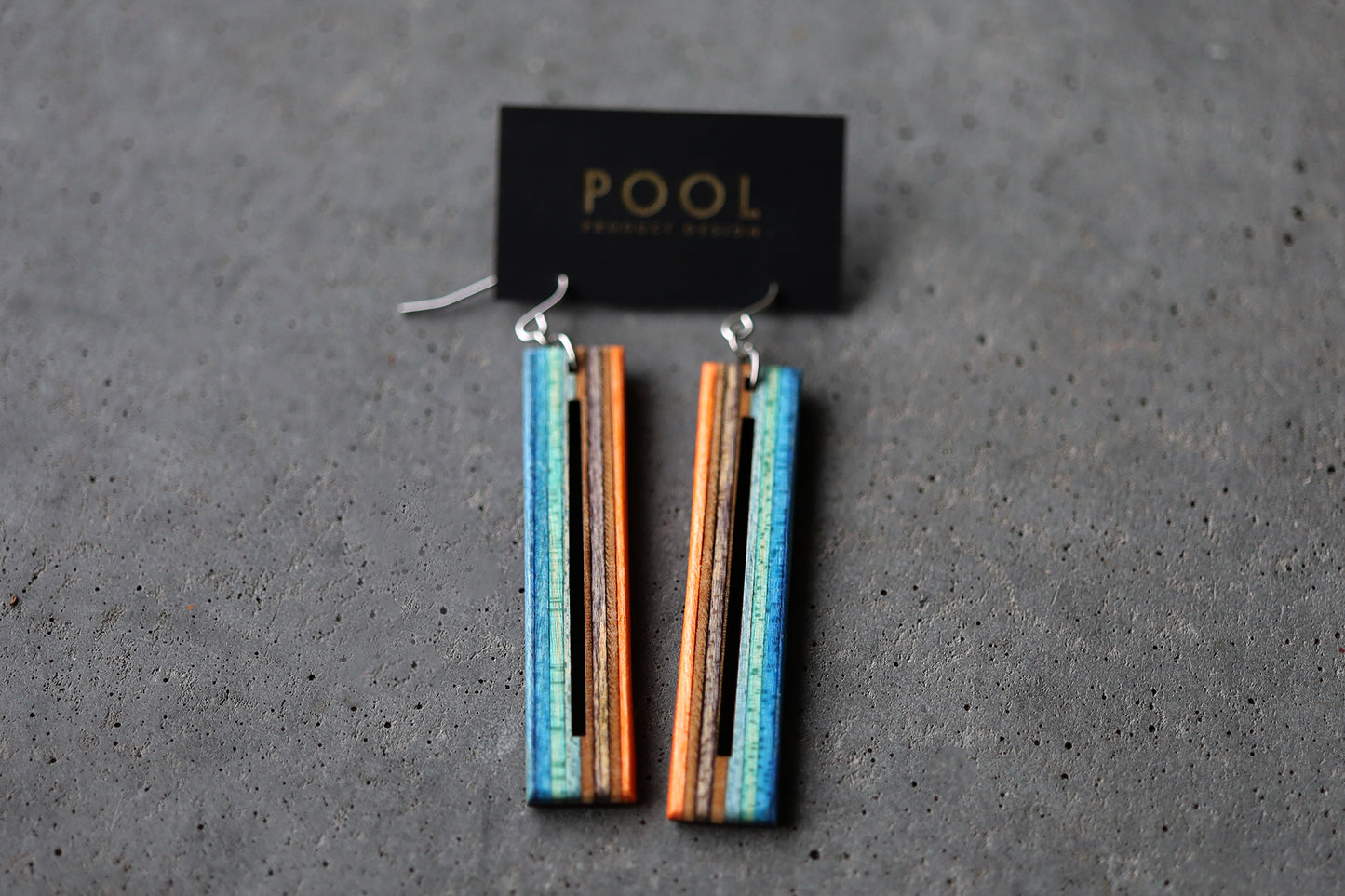 'BAR' DANGLE EARRINGS