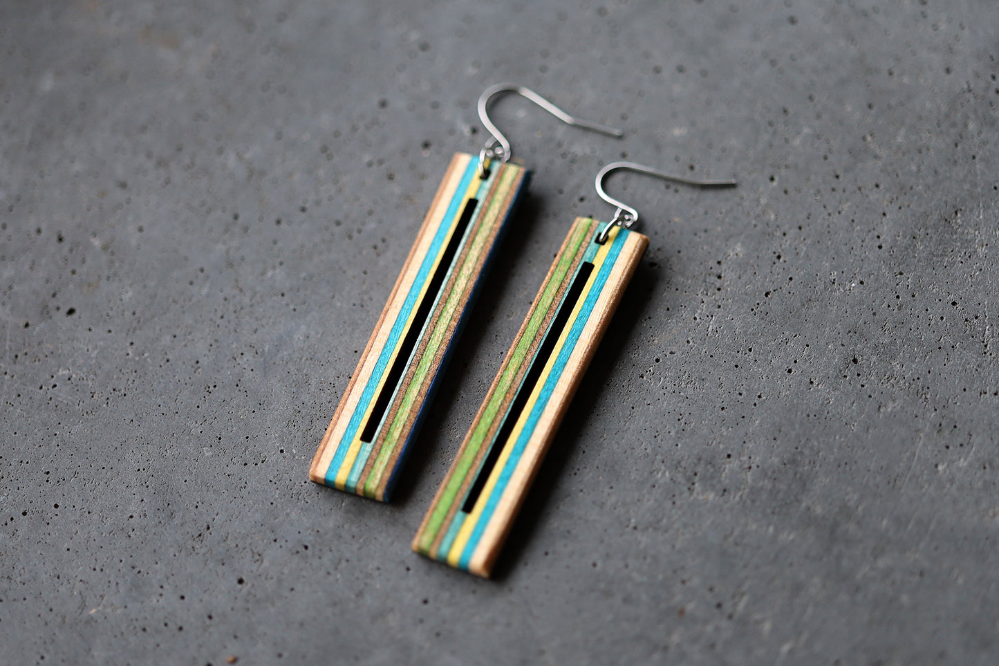 'BAR' DANGLE EARRINGS