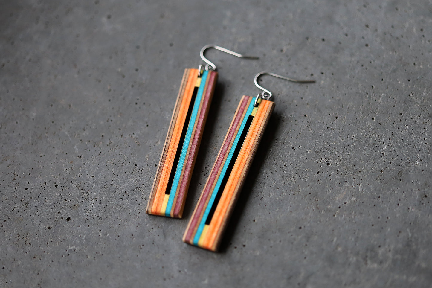 'BAR' DANGLE EARRINGS